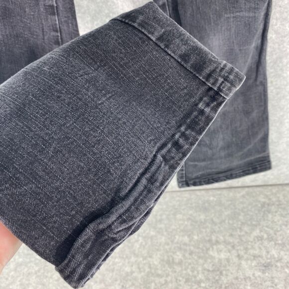 MNG Mango Denim Black Flare Leg Jeans Womens Size 4 W27 - Picture 3 of 7